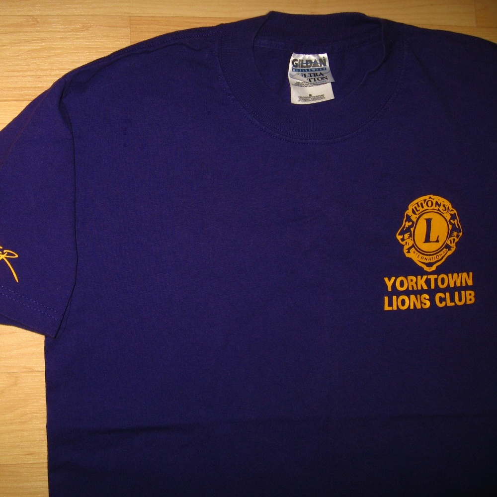 🇺🇲 Yorktown Lions Club International T Shirt Med